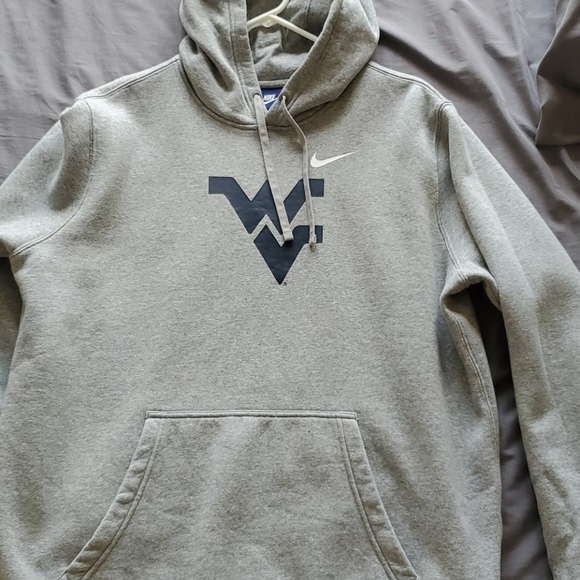 Nike | Shirts | Nike Wvu Gray Hoodie 